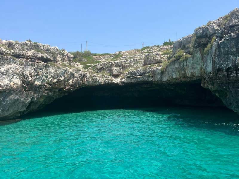 grotta del fiume a santa maria di leuca - tour in barca