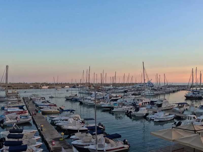 il porto turistico di santa maria di leuca
